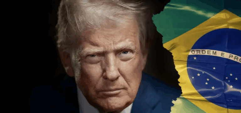 Trump anuncia tarifa contra o Brasil e menciona cenário político envolvendo Bolsonaro