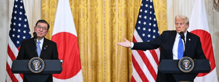 Trump fecha acordo histórico com o Japão e mostra força negocial